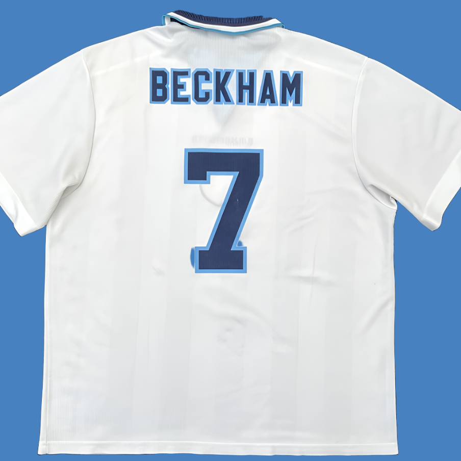 Vintage England Home Euro 96 Football Shirt 2XL Adult Umbro (Good) Beckham No7